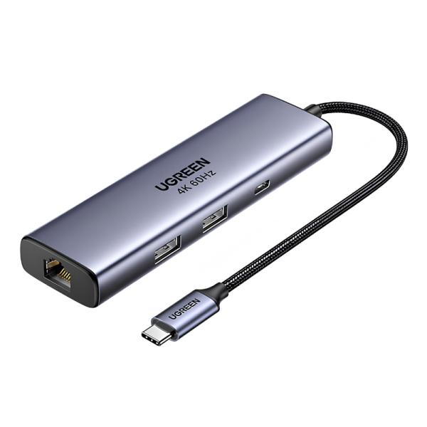 Hub USB-C 6 en 1 UGREEN CM512 DisplayPort 4K