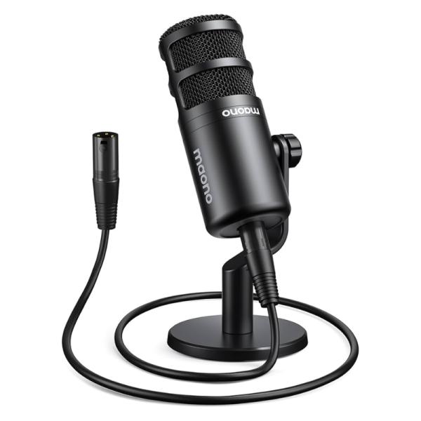 Micrófono Dinámico USB XLR MAONO PD100 con Soporte