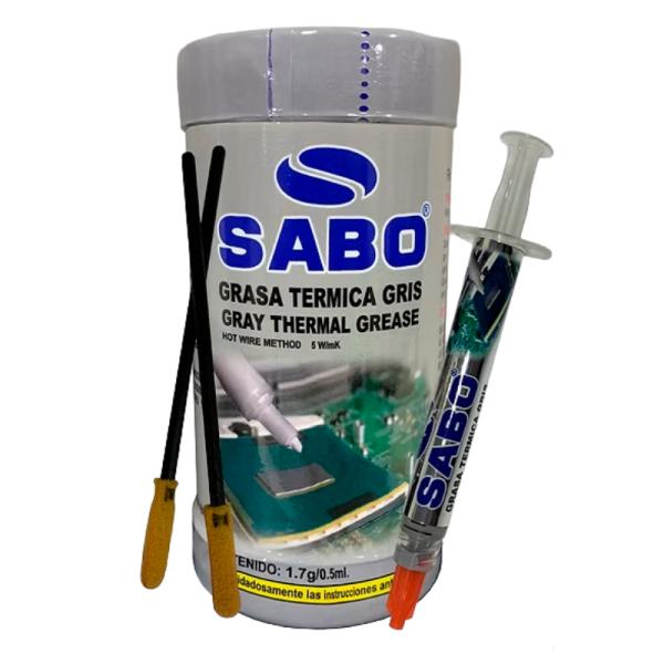 Grasa Térmica SABO CPU-GPU 5W/mK 1.7gr