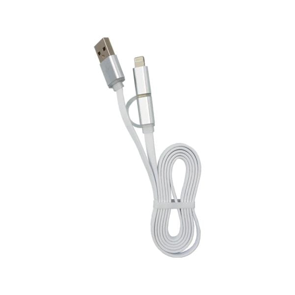Cable 2 en 1 ARGOM Lightning y Micro USB