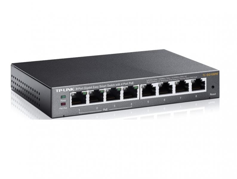 TP-Link TL-SG108PE Switch 8 Puertos Gigabit PoE+