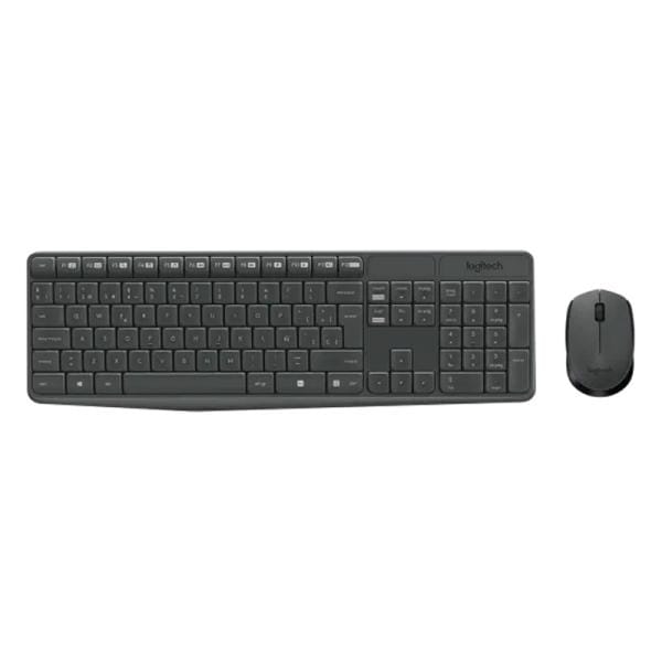 Teclado Mouse Inalámbrico Logitech MK235 Negro