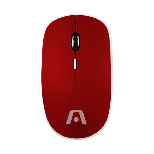 Mouse Inalámbrico Ergonómico ARGOM 1200 DPI Rojo