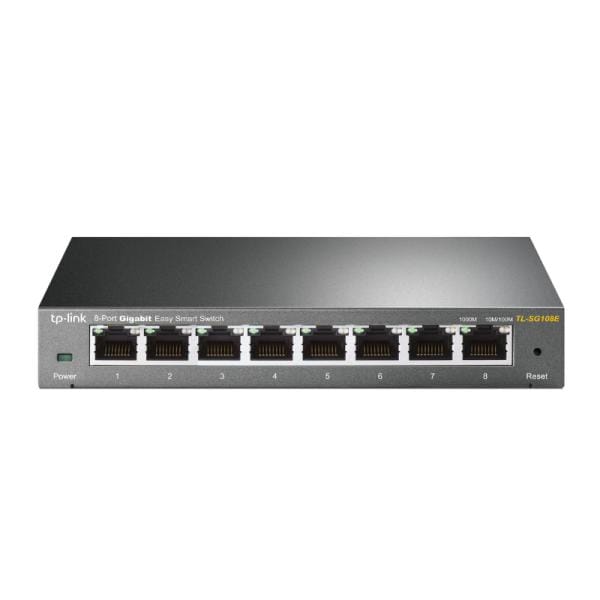 Switch TP-Link TL-SG108E 8 Puertos Gigabit Gris