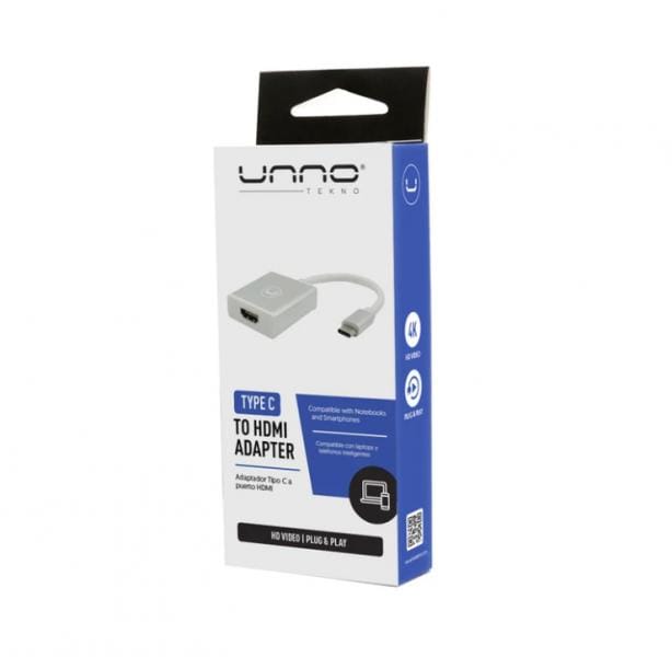 Adaptador USB-C a HDMI UNNO TEKNO AD3001SV