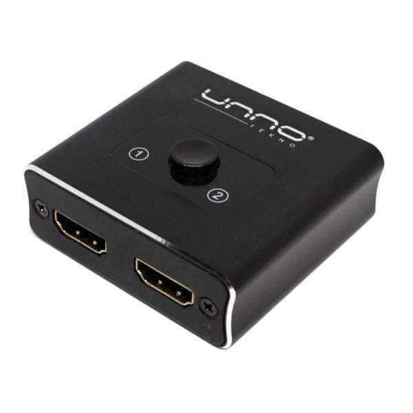 Switch HDMI 4K Bidireccional UNNO TEKNO HB1201BK