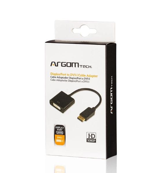 Adaptador ARGOM DisplayPort a DVI 6″ ARG-CB-1322