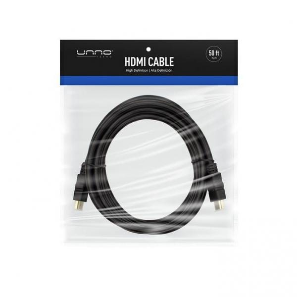 Cable HDMI 15M UNNO TEKNO CB4150BK 50FT