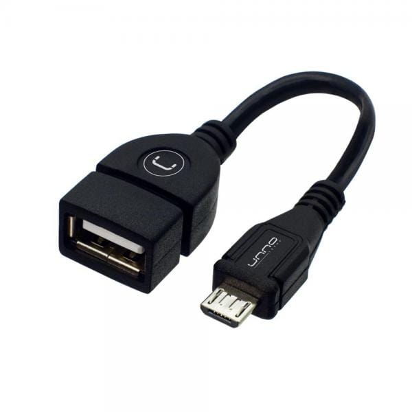 Adaptador Micro USB OTG UNNO TEKNO Negro AD4201BK