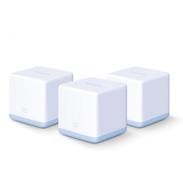 ROUTER MERCUSYS HALO S3 (3-PACK) 2.4 GHZ 300 MBPS WIFI 4 MESH PUERTOS WAN/LAN