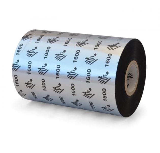 Ribbon de Cera Zebra 4.33″ x 500m 1600 Standard