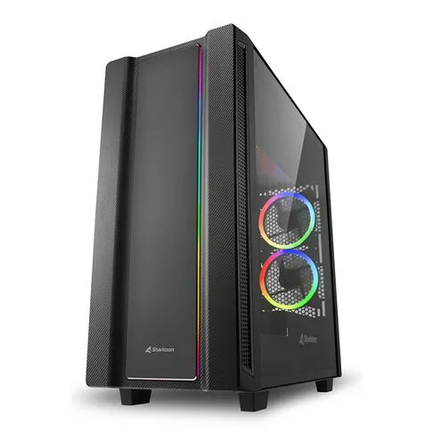Case Gaming RGB Sharkoon REV220 Mid Tower Negro