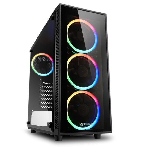 Case Gaming RGB Sharkoon TG4 Mid Tower 120mm