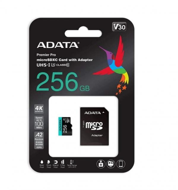 Memoria MicroSDXC 256GB ADATA 100MB/s