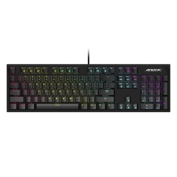 TECLADO GAMING RGB GIGABYTE AORUS K1 MECÁNICO ALÁMBRICO USB INGLÉS SWITCH ROJO GK-AORUS K1