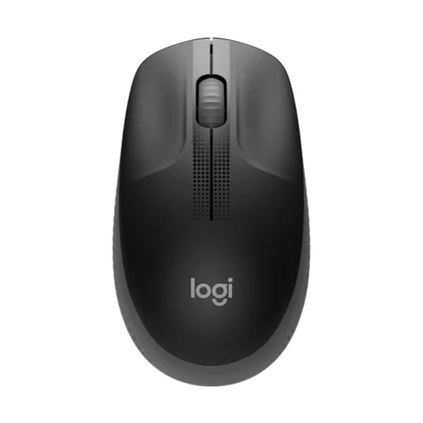 Mouse Inalámbrico Logitech M190 Negro Ambidiestro