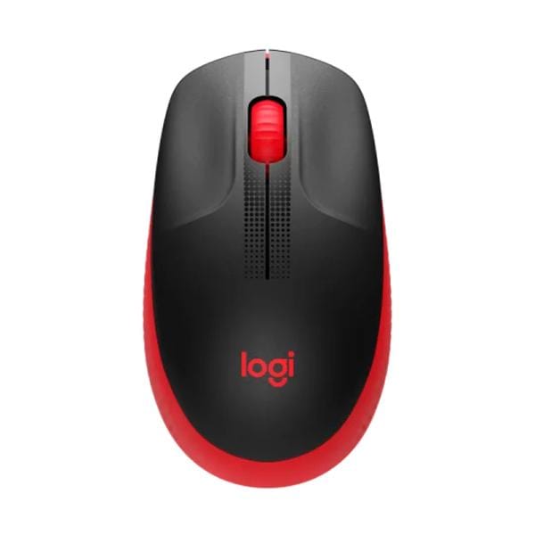 Mouse Inalámbrico Logitech M190 Rojo – Nano Receptor