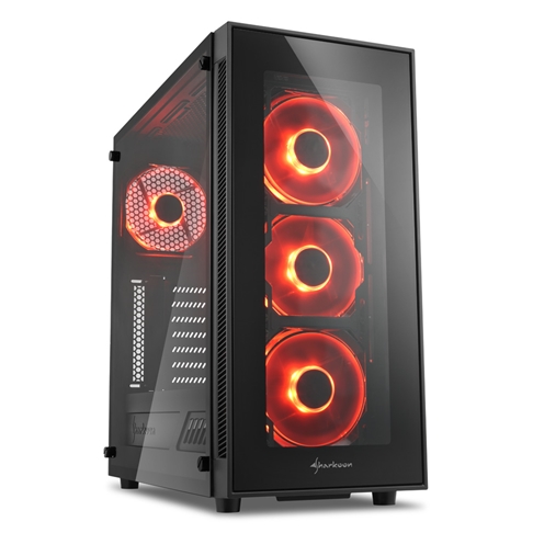 Case Gaming RGB Sharkoon TG5 – 4 Ventiladores 120mm