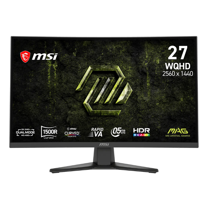 Monitor Gaming MSI MAG 275CQDF 27″ Curva WQHD 240Hz
