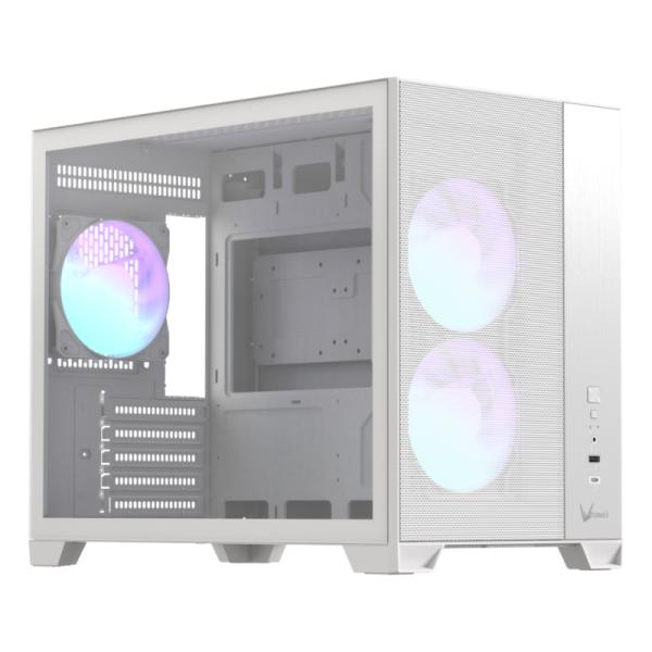 Case RGB Formula V Air Mesh G6 Plus Blanco Mid Tower
