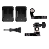 montura casco gopro, montaje frontal gopro, adhesivo casco deportivo, montura lateral gopro, accesorios gopro casco