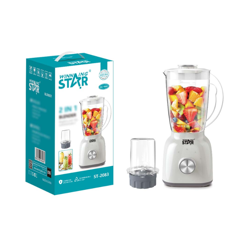 Licuadora 2 en 1 Winning Star ST-2083 350W