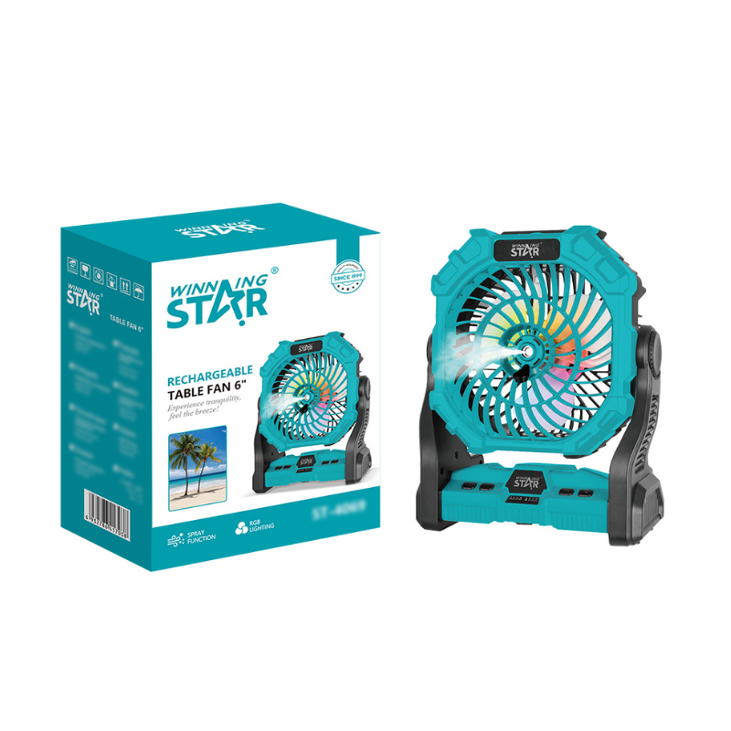 Ventilador de Mesa Recargable Winning Star ST-4069