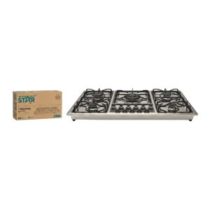 cocina de gas de 5 quemadores