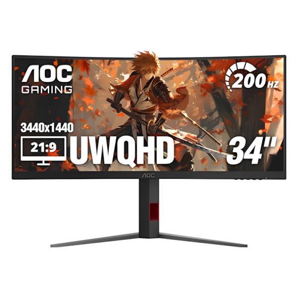 AOC CU34G4H Monitor Gaming 34″ Ultrawide 200Hz