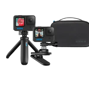 GoPro Travel Kit, accesorios GoPro viaje, palo extensible GoPro, monturas GoPro, kit accesorios cámara de acción