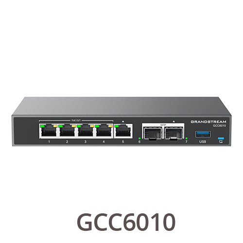 Grandstream GCC6010 Central PBX 4 en 1 Router Switch WiFi