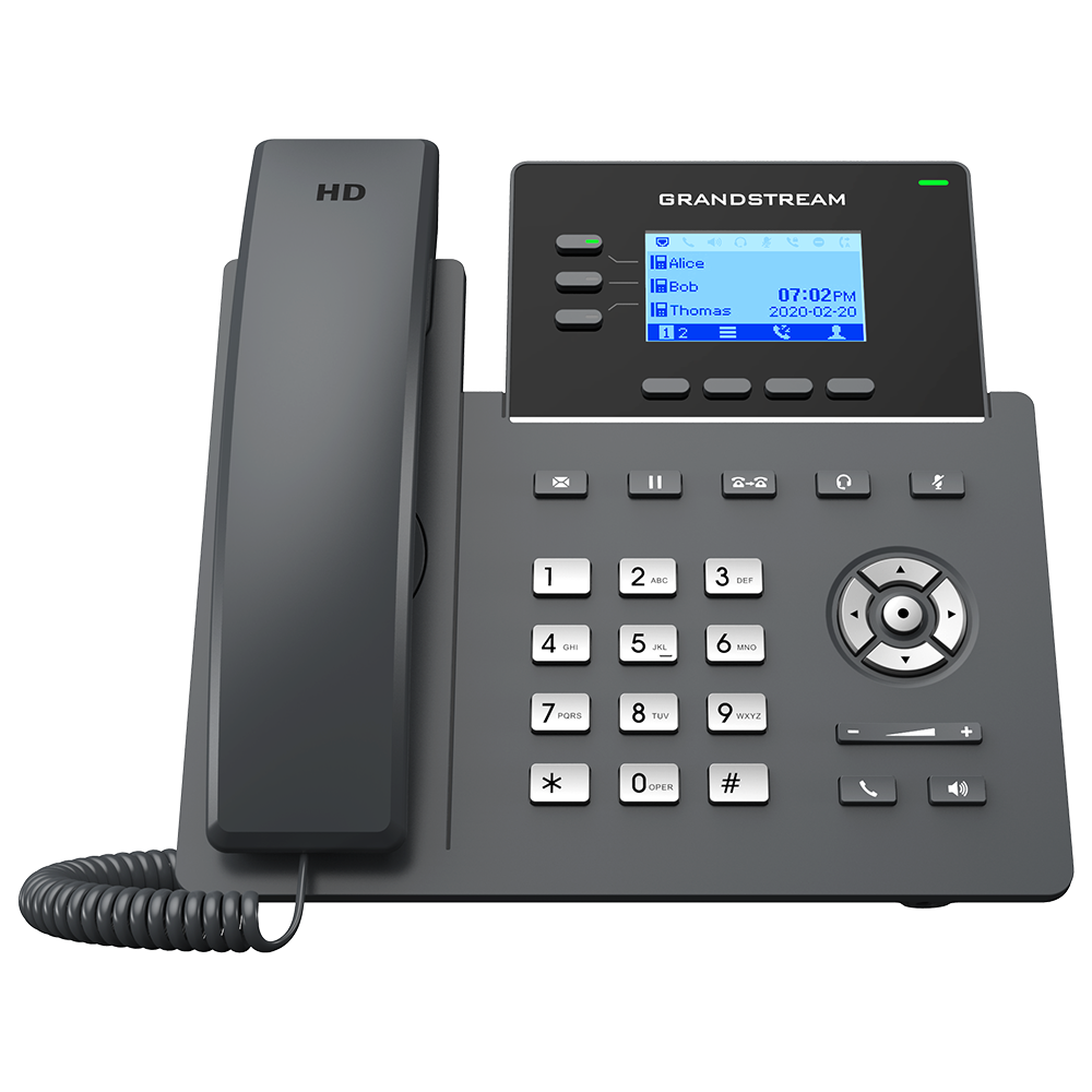 Grandstream GRP2603P | Teléfono IP 3 Líneas Gigabit PoE