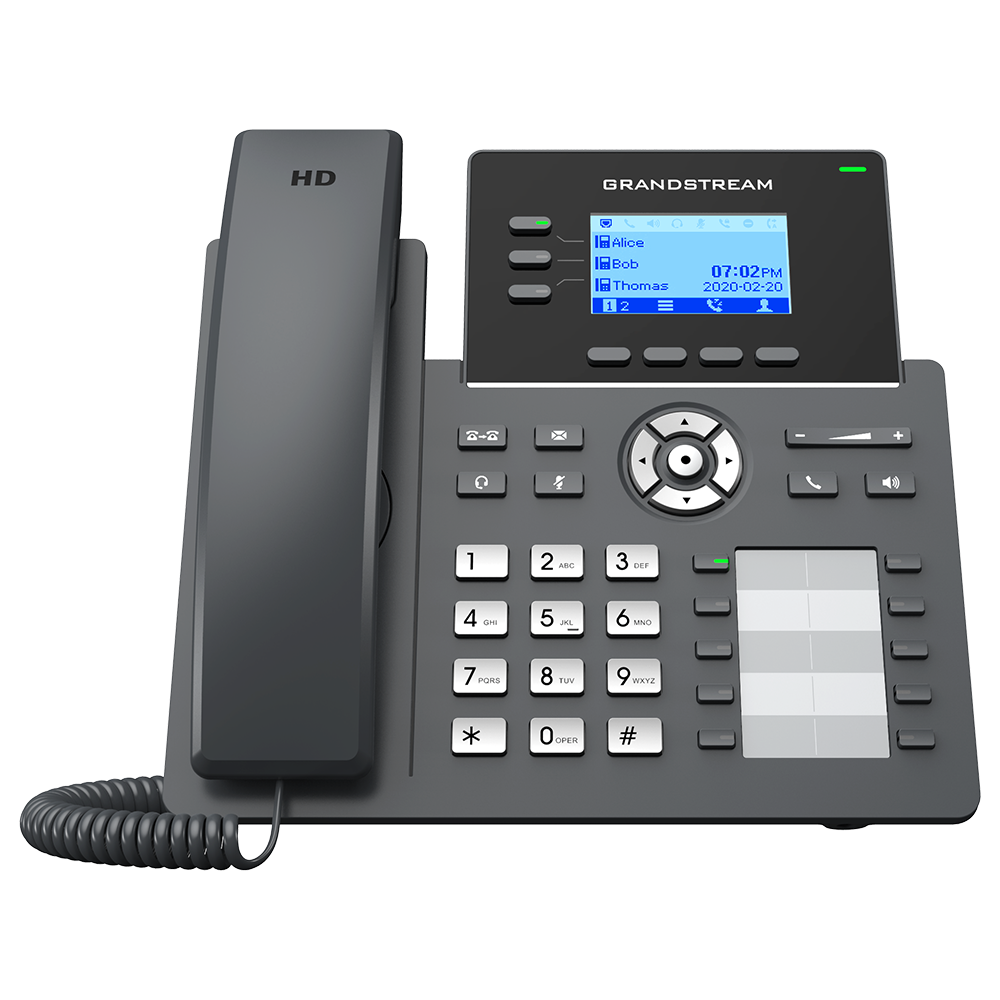 Grandstream GRP2604P | Teléfono IP 3 Líneas con 10 Teclas BLF