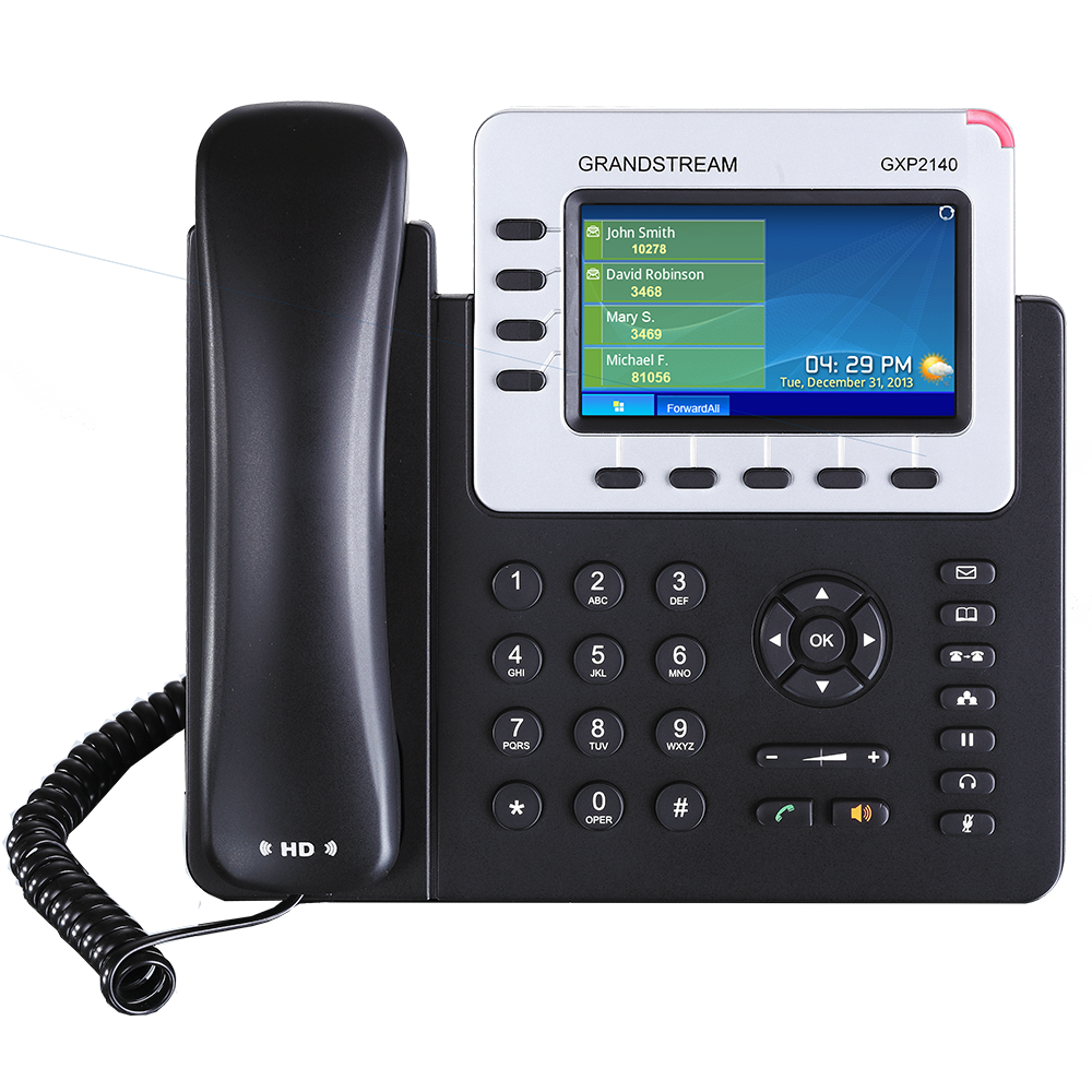 Grandstream GXP2140 Teléfono IP Ejecutivo 4 Líneas