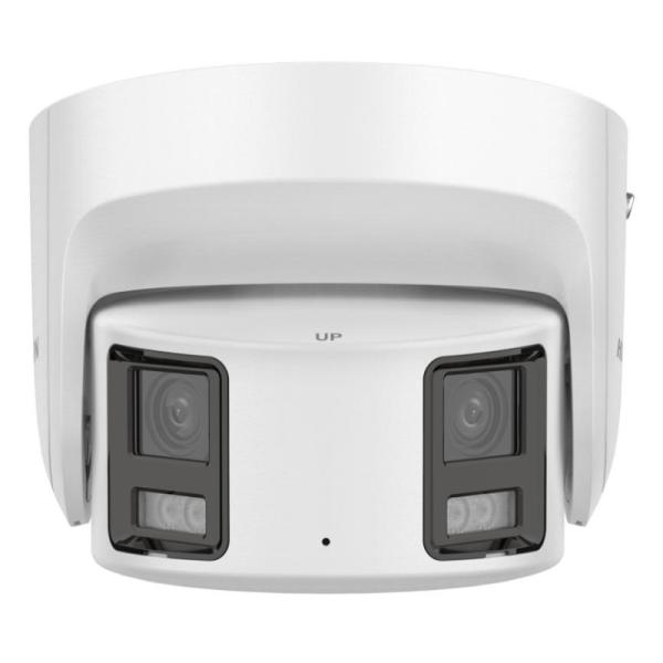 Cámara Turret Hikvision 8MP IP67 180° ColorVu Blanca